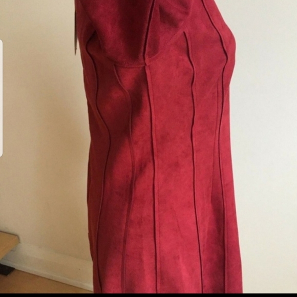 Vicky and Lucas DRESS NEW Size M dark red fringe - Picture 8 of 8